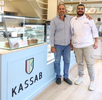 Owners of Patisserie Kassab, a business supported after the blast